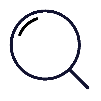 Wired outline 19 magnifier zoom search